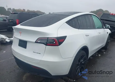 2020 Tesla Model Y Long Range Dual Motor All-Wheel Drive из США, поврежденный, VIN 5YJYGDEE7LF017958